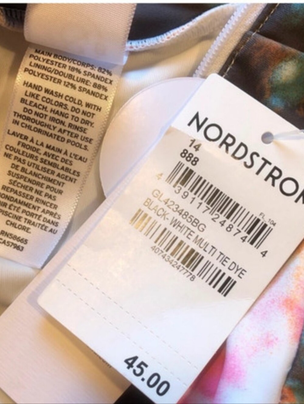 Nordstrom Rash Guard One Piece - Picture 5 of 5
